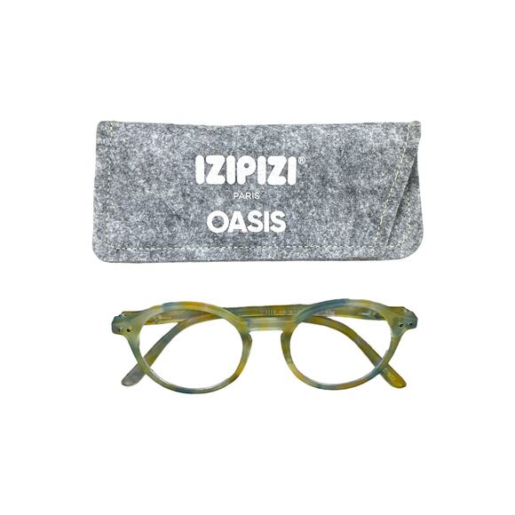 Izipizi Paris - Oasis Collection #A Jotful Cloud Sunglasses in Green & Yellow - Picture 1 of 3